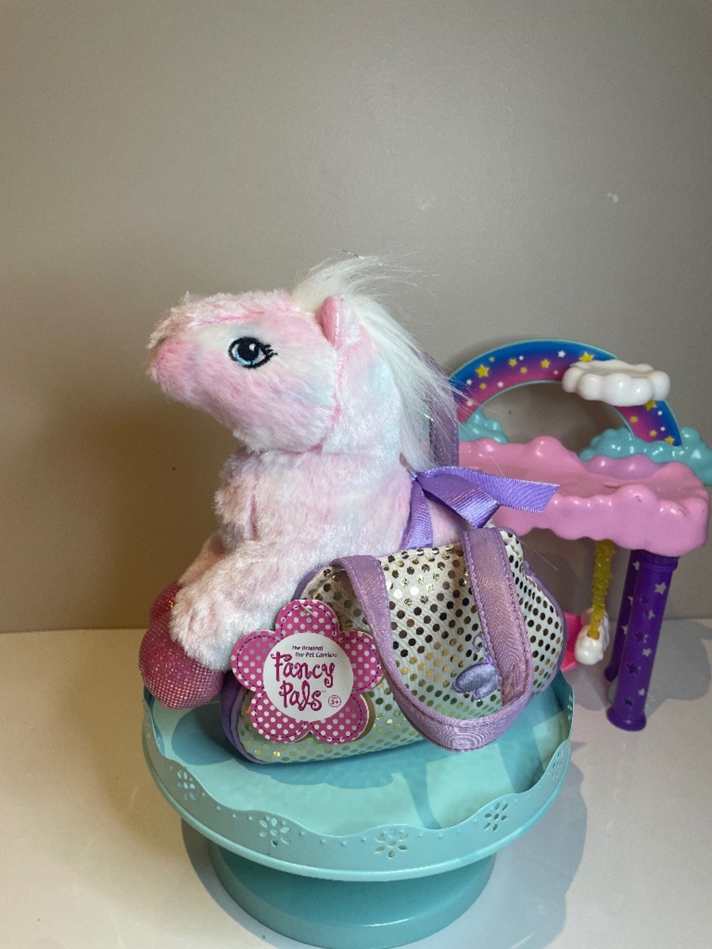 👀2/$20-Webkinz Pink pony & Fancy Pals carrier